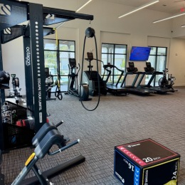 large fitness center
