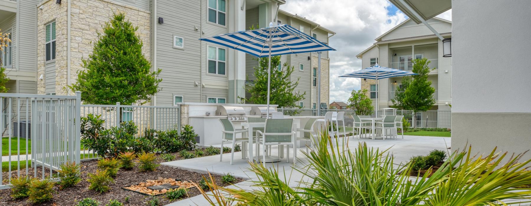 landscaped walkways